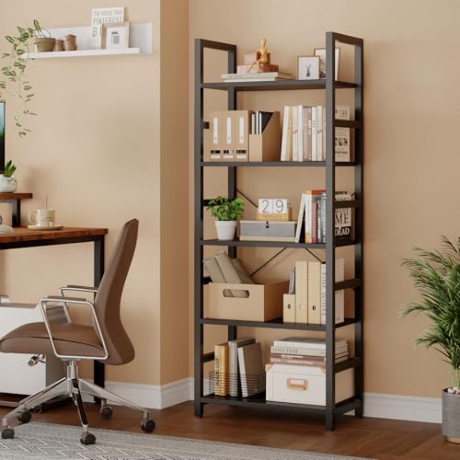 رف كتب بخمس طبقات، خزانة كتب ط - مراجعة Storage وسعره