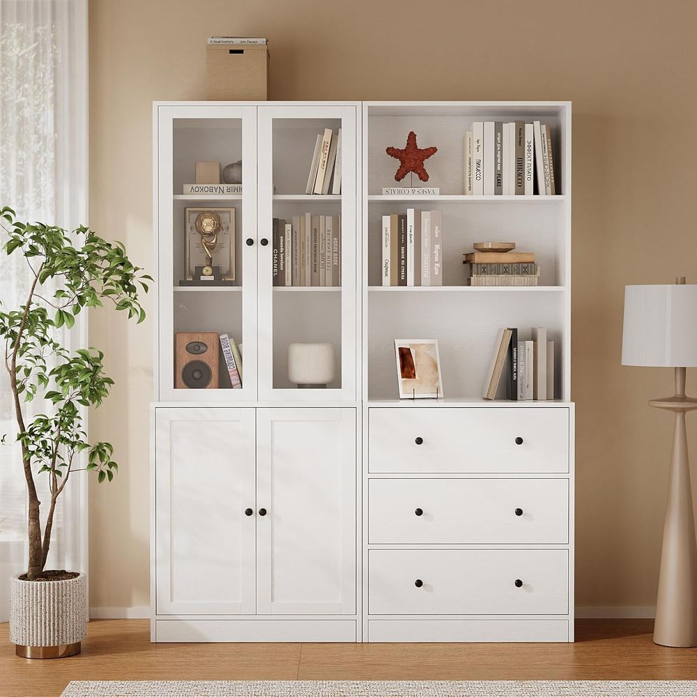 رف كتب بارتفاع 71 بوصة مع وحدا - مراجعة Storage وسعره