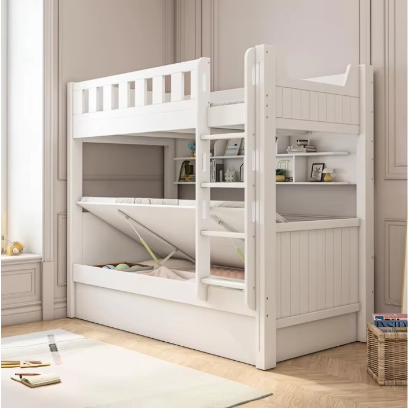 أثاث غرف نوم الأطفال: سرير أطف - مراجعة Bunk Bed With Stairs And Slide وسعره