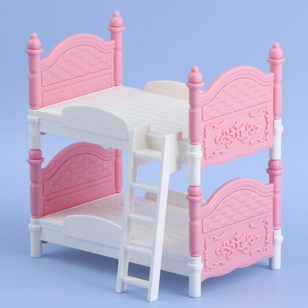 سرير مزدوج مصغر لبيت الدمى، دي - مراجعة Bedroom Furniture وسعره