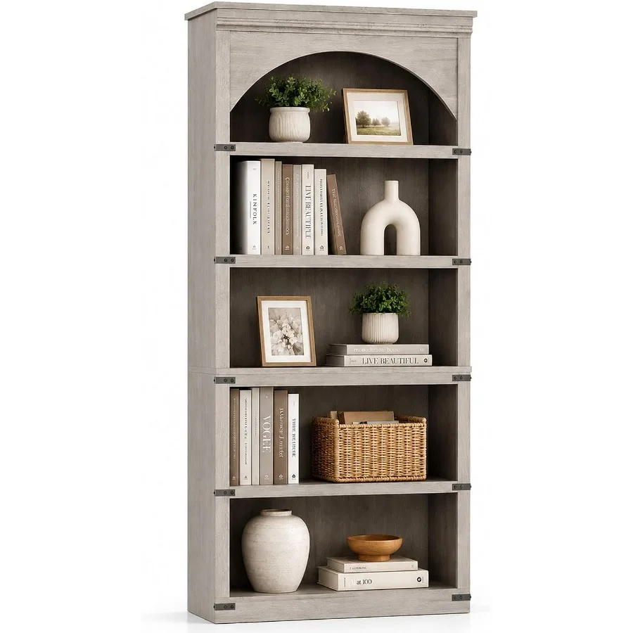 خزانة كتب مقوسة بتصميم ريفي، 6 - مراجعة Storage وسعره