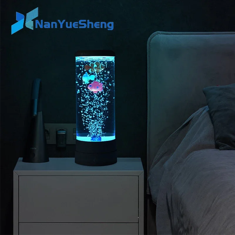 LED مصباح السمك المحيطة ضوء ال - مراجعة Floating Nightstand With Led Light وسعره